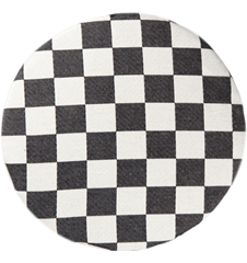 Seat cushion Checkered Black