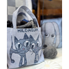 Tote XS Lunch bag Cat blue