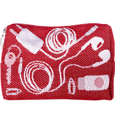 Toilet bag12cm Cords Red