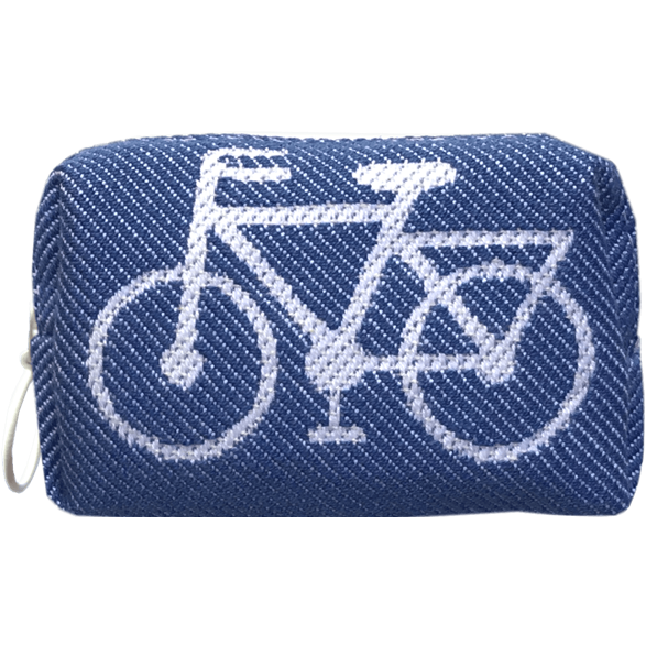 Toilet bag 8cm Bicycle Blue