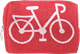 Kulturbeutel 12cm Fahrrad Rot