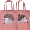Tote bag Small Hedgehog Rusty red