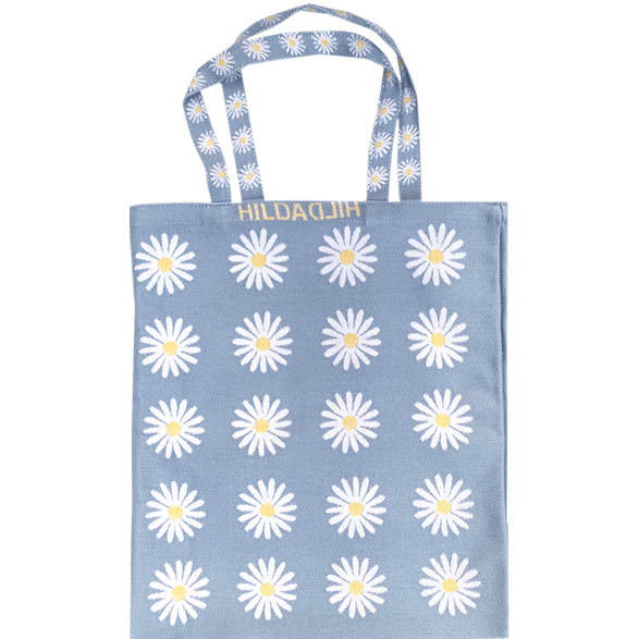 Tote bag Small Daisy Light-blue