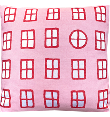 Cushion cover 45x45 Windows Pink