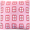 Cushion cover 45x45 Windows Pink Red