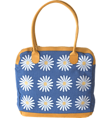 Handbag Daisy Blue
