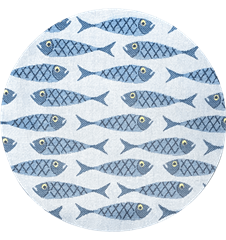 Pot mat Fish