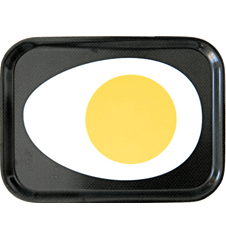 Tray Small Egg Black