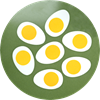 Pot Mat Eggs Green