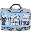 Tågkudde/väska Hund Katt Blå