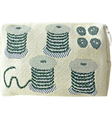Toilet bag 12cm Sewing kit Green