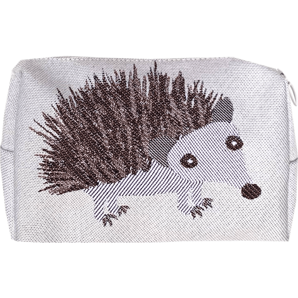 Toilet bag 18cm Hedgehog White
