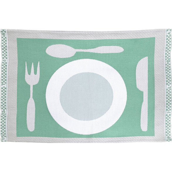 Table mat Plate Turquoise