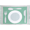 Table mat Plate Turquoise