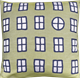 Cushion cover 45x45 Windows Green