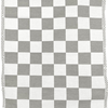 Tissu 45cm Carreaux Gris/Blanc