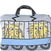 Train cushion/bag Lion Elephant Green