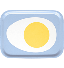 Tray Small Egg Light-blue