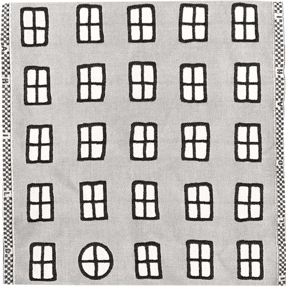 Fabric 45 Windows Grey