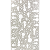 Fabric 145cm Snowman Grey