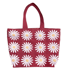 Beach bag Daisy Red