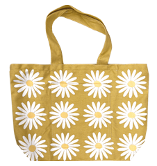 Tote XL Marguerites Lime