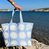 Beach bag Daisy Light-blue