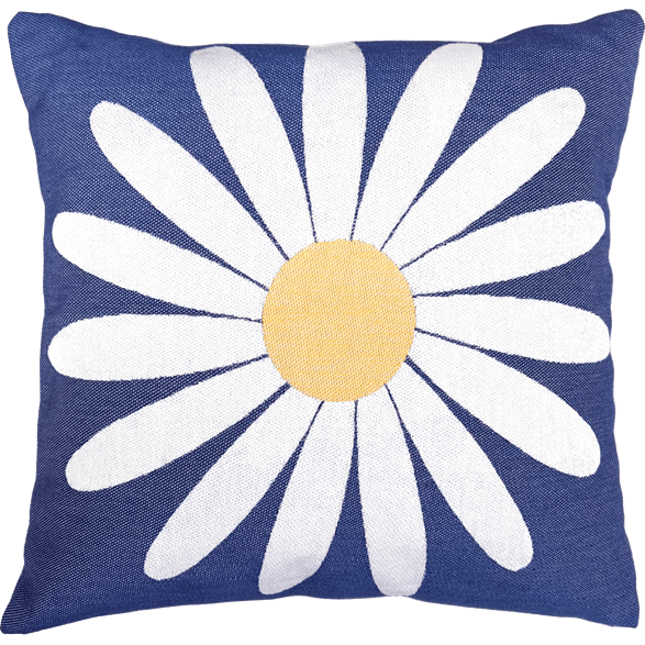Cushion cover 45x45 Daisy Blue