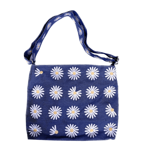 Messenger bag Daisy Blue