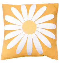 Cushion cover 30x30 Daisy Yellow