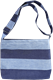 Messenger Bag Gestreift Blau