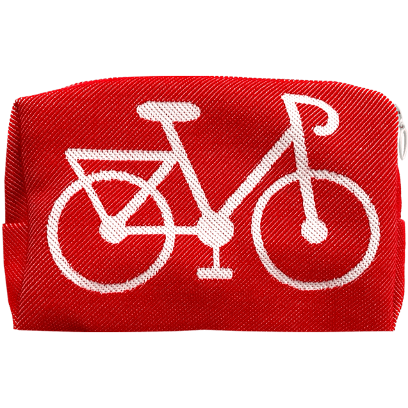 Toilet bag 18cm Bicycle Red