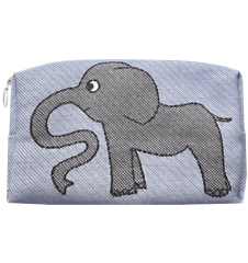 Pochette 18cm Éléphant Bleu