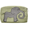 Necessär 18cm Elefant Grön