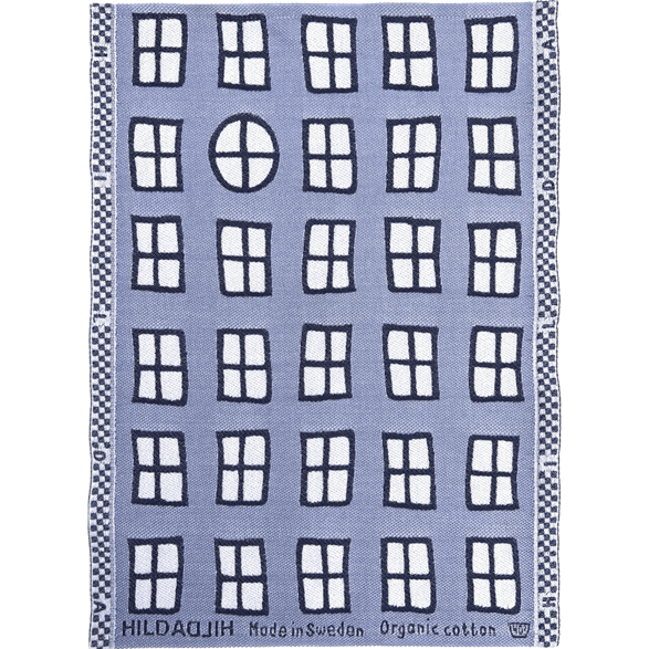 Towel Windows Blue