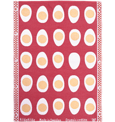 Towel Egg Small Red Pink
