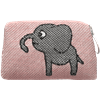 Kulturbeutel 8cm Elefant Rosa