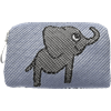 Pochette 8cm Elefant Bleu