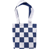 Tote M Checkered Blue