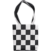 Tote M Checkered Black