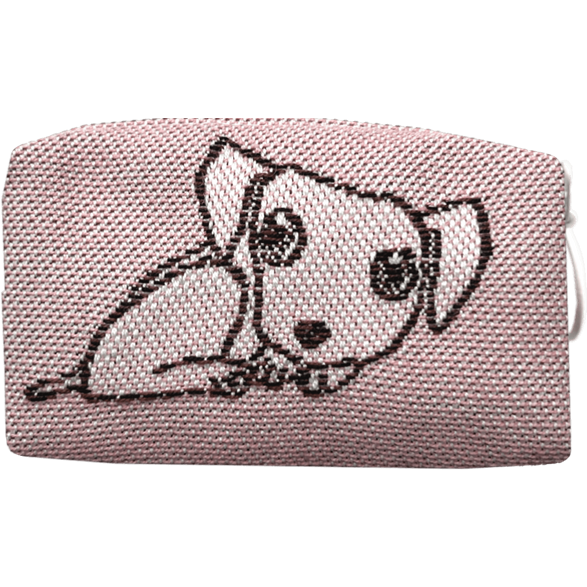 Toilet bag 8cm Dog Pink