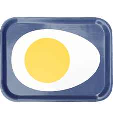 Tray Small Egg Blue
